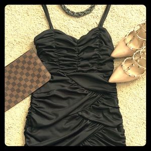 DEAL- Black Body Con Mini Dress